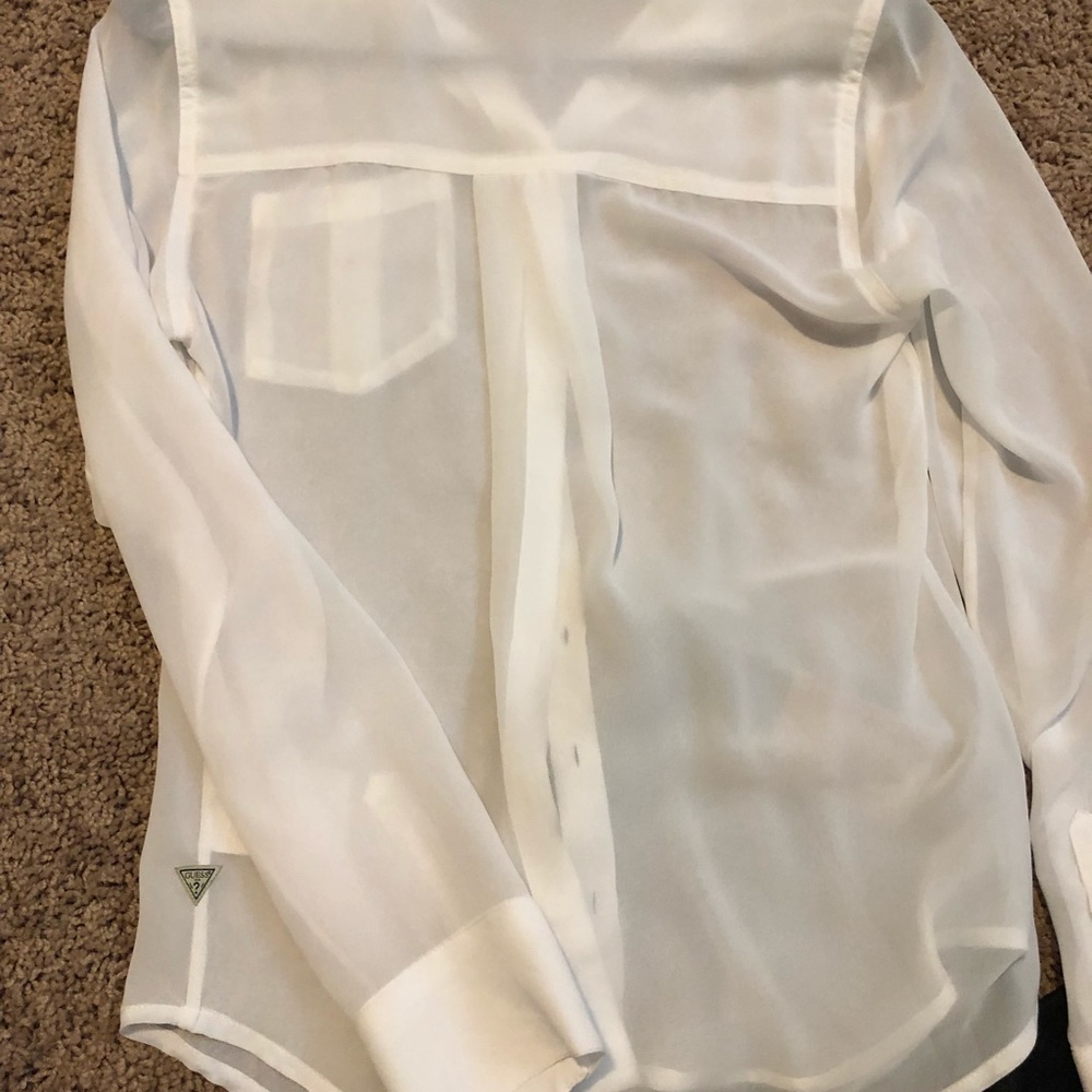 Guess Button Up Top - Picture 3 of 3